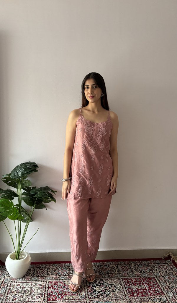 Amreena — Old Rose Co-ord Set — Old Rose