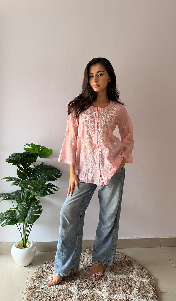 Vaanya — Lakhnavi Top — Lilac